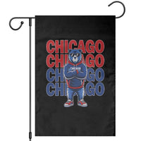 Vintage Chicago Pride Graphic Garden Flag US State Sports Fan Baseball Lover