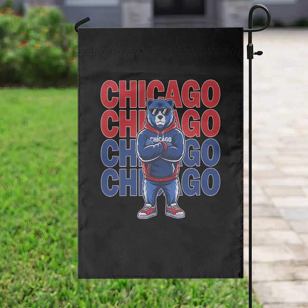 Vintage Chicago Pride Graphic Garden Flag US State Sports Fan Baseball Lover