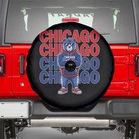 Vintage Chicago Pride Graphic Spare Tire Cover US State Sports Fan Baseball Lover