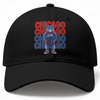 Vintage Chicago Pride Graphic Baseball Cap US State Sports Fan Baseball Lover