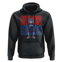 Vintage Chicago Pride Graphic Hoodie US State Sports Fan Baseball Lover