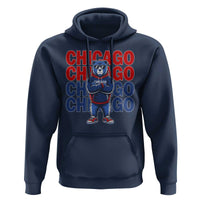 Vintage Chicago Pride Graphic Hoodie US State Sports Fan Baseball Lover
