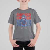 Vintage Chicago Pride Graphic T Shirt For Kid US State Sports Fan Baseball Lover