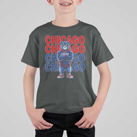 Vintage Chicago Pride Graphic T Shirt For Kid US State Sports Fan Baseball Lover