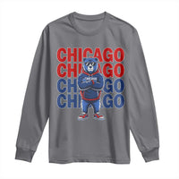 Vintage Chicago Pride Graphic Long Sleeve Shirt US State Sports Fan Baseball Lover