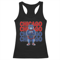 Vintage Chicago Pride Graphic Racerback Tank Top US State Sports Fan Baseball Lover
