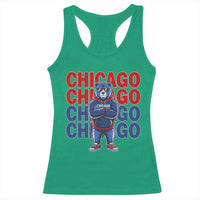 Vintage Chicago Pride Graphic Racerback Tank Top US State Sports Fan Baseball Lover