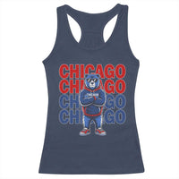 Vintage Chicago Pride Graphic Racerback Tank Top US State Sports Fan Baseball Lover
