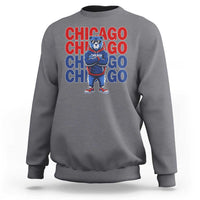 Vintage Chicago Pride Graphic Sweatshirt US State Sports Fan Baseball Lover