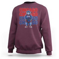 Vintage Chicago Pride Graphic Sweatshirt US State Sports Fan Baseball Lover