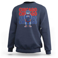 Vintage Chicago Pride Graphic Sweatshirt US State Sports Fan Baseball Lover