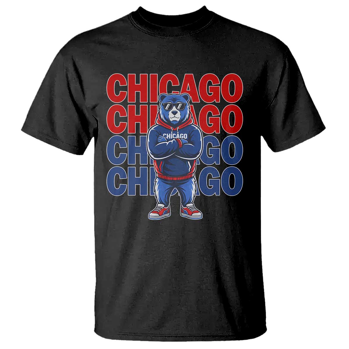 Vintage Chicago Pride Graphic T Shirt US State Sports Fan Baseball Lover