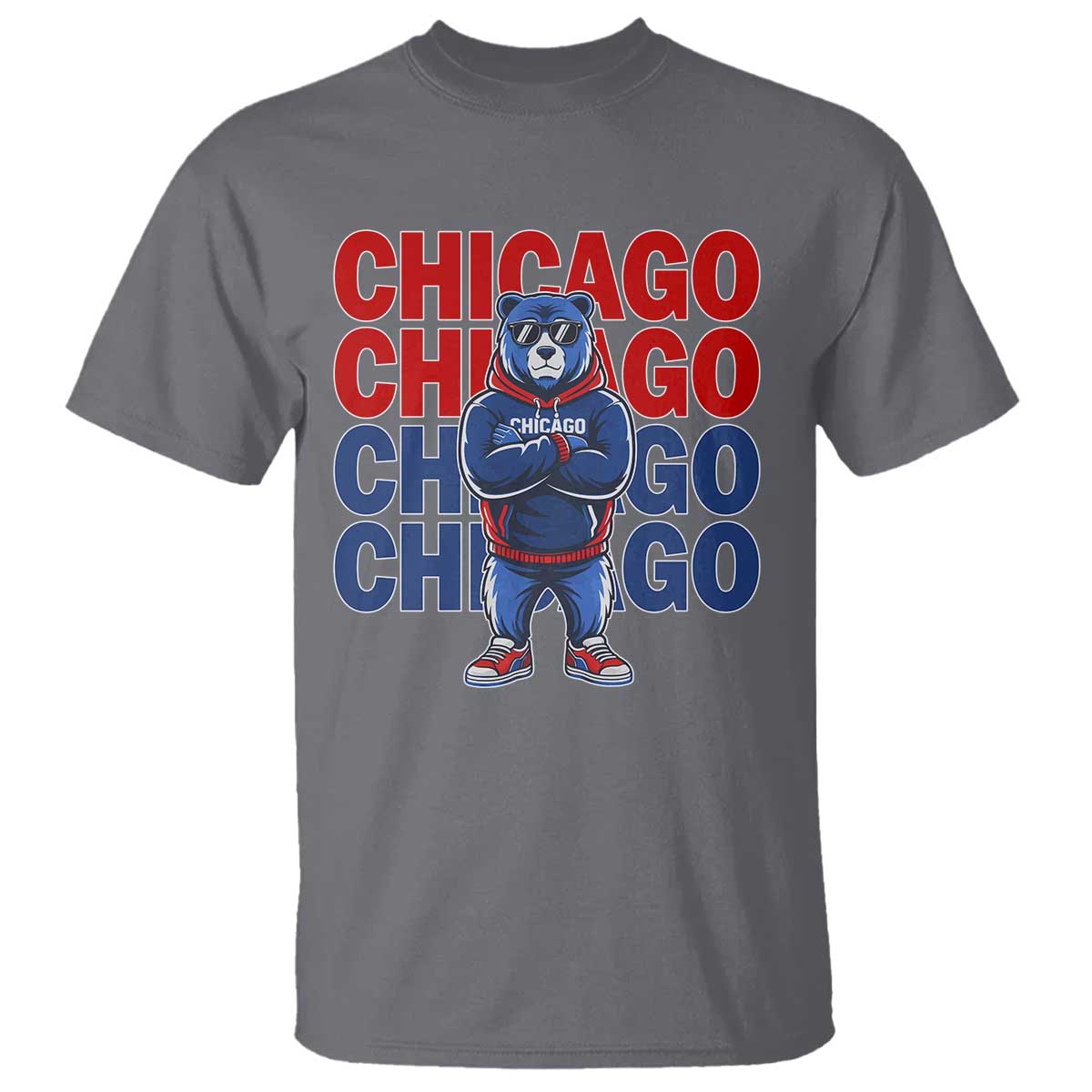 Vintage Chicago Pride Graphic T Shirt US State Sports Fan Baseball Lover