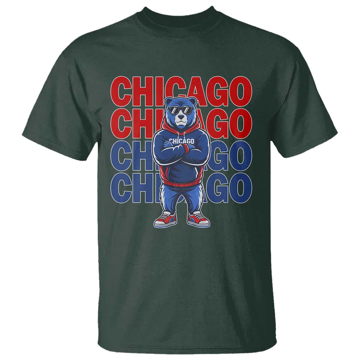 Vintage Chicago Pride Graphic T Shirt US State Sports Fan Baseball Lover