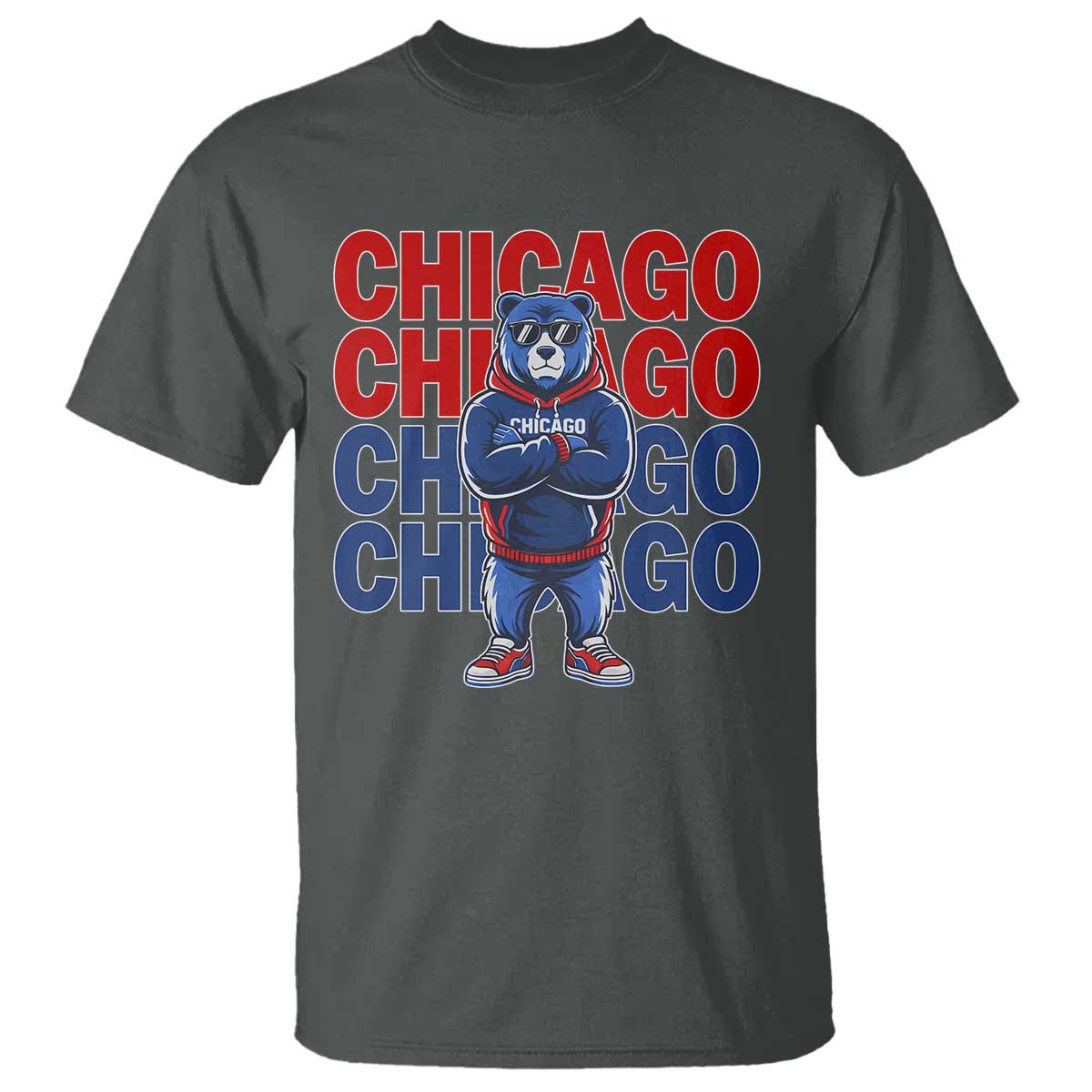 Vintage Chicago Pride Graphic T Shirt US State Sports Fan Baseball Lover
