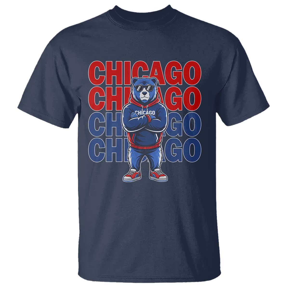 Vintage Chicago Pride Graphic T Shirt US State Sports Fan Baseball Lover