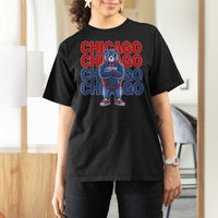 Vintage Chicago Pride Graphic T Shirt For Women US State Sports Fan Baseball Lover