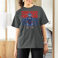 Vintage Chicago Pride Graphic T Shirt For Women US State Sports Fan Baseball Lover