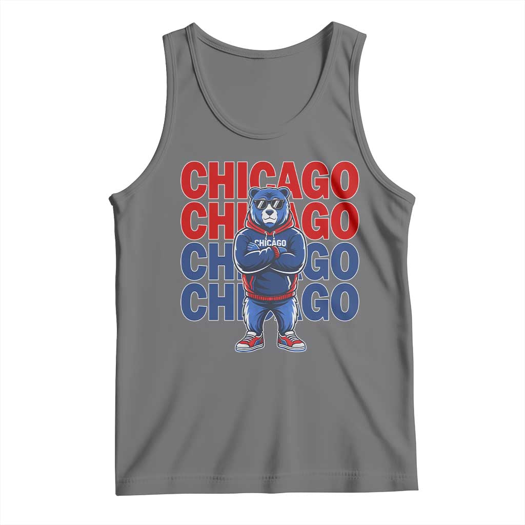 Vintage Chicago Pride Graphic Tank Top US State Sports Fan Baseball Lover