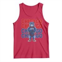 Vintage Chicago Pride Graphic Tank Top US State Sports Fan Baseball Lover