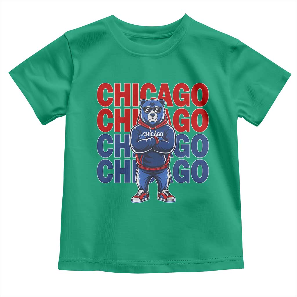 Vintage Chicago Pride Graphic Toddler T Shirt US State Sports Fan Baseball Lover