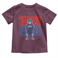 Vintage Chicago Pride Graphic Toddler T Shirt US State Sports Fan Baseball Lover
