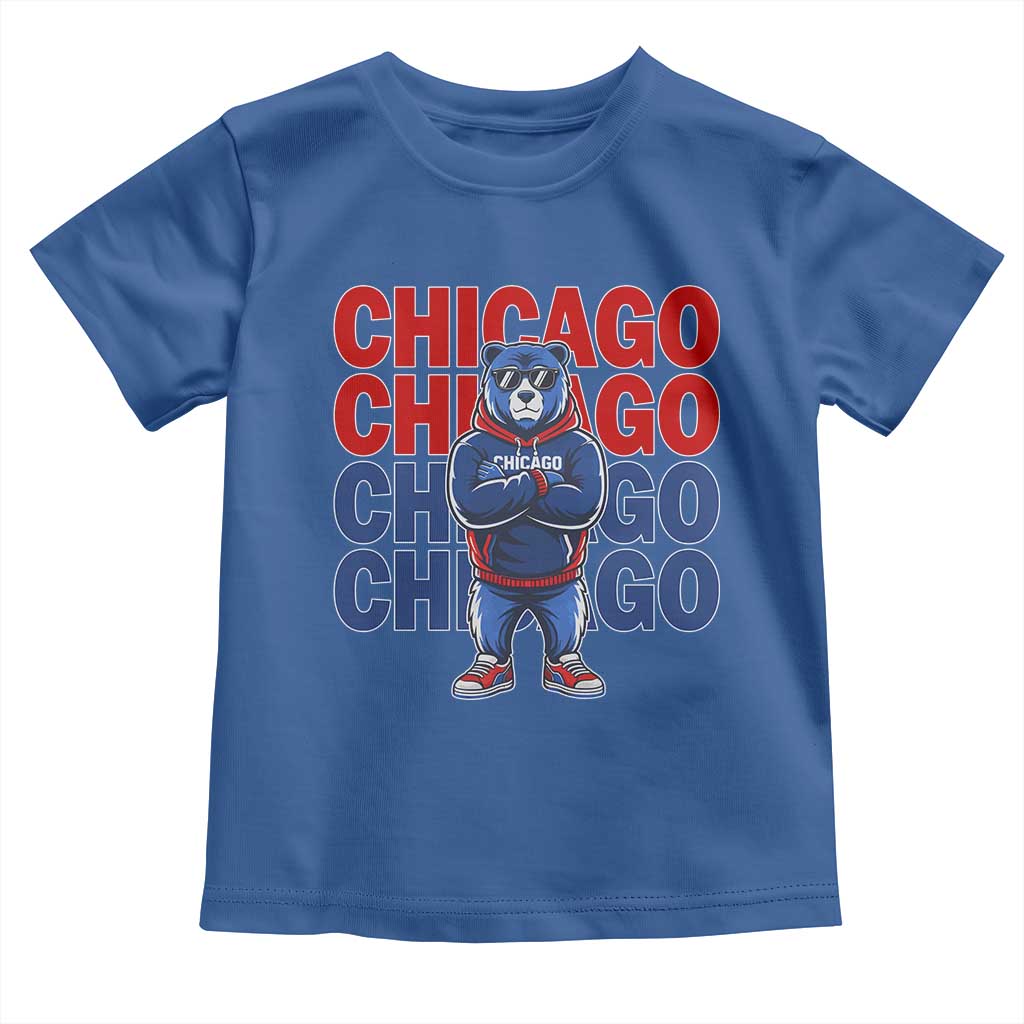 Vintage Chicago Pride Graphic Toddler T Shirt US State Sports Fan Baseball Lover