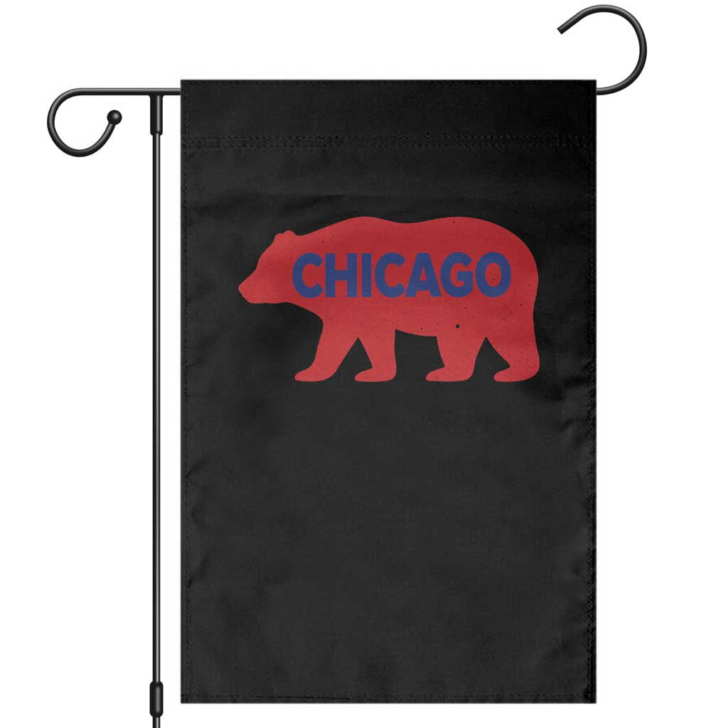 Chicago Baseball Garden Flag Vintage Distressed Illinois City Pride Baseball Lover