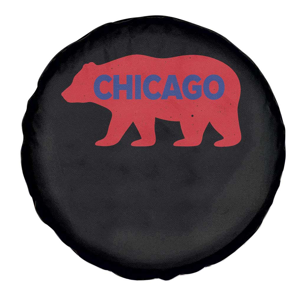 Chicago Baseball Spare Tire Cover Vintage Distressed Illinois City Pride Baseball Lover