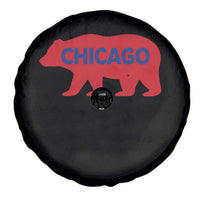 Chicago Baseball Spare Tire Cover Vintage Distressed Illinois City Pride Baseball Lover