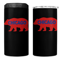 Chicago Baseball 4 in 1 Can Cooler Tumbler Vintage Distressed Illinois City Pride Baseball Lover