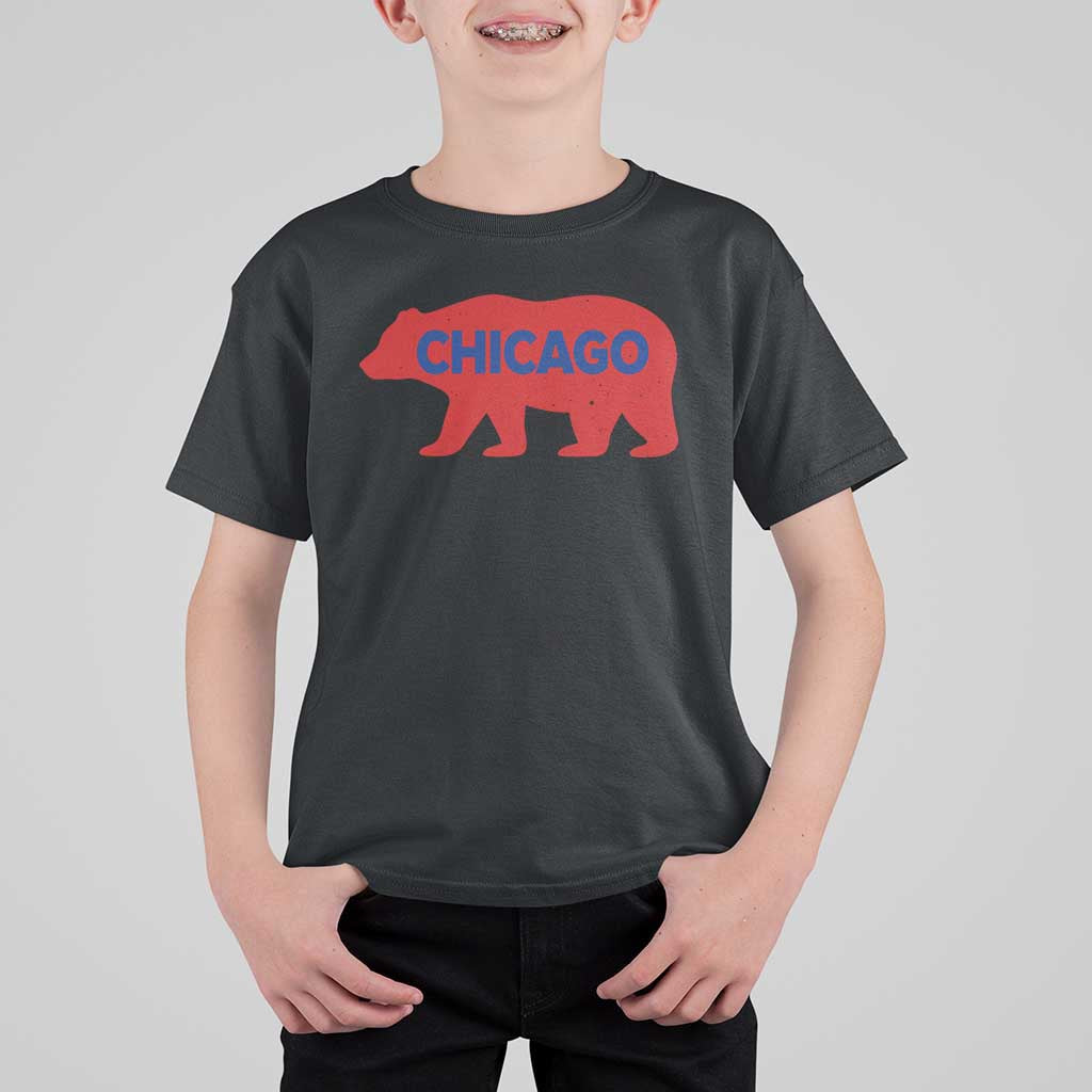Chicago Baseball T Shirt For Kid Vintage Distressed Illinois City Pride Baseball Lover
