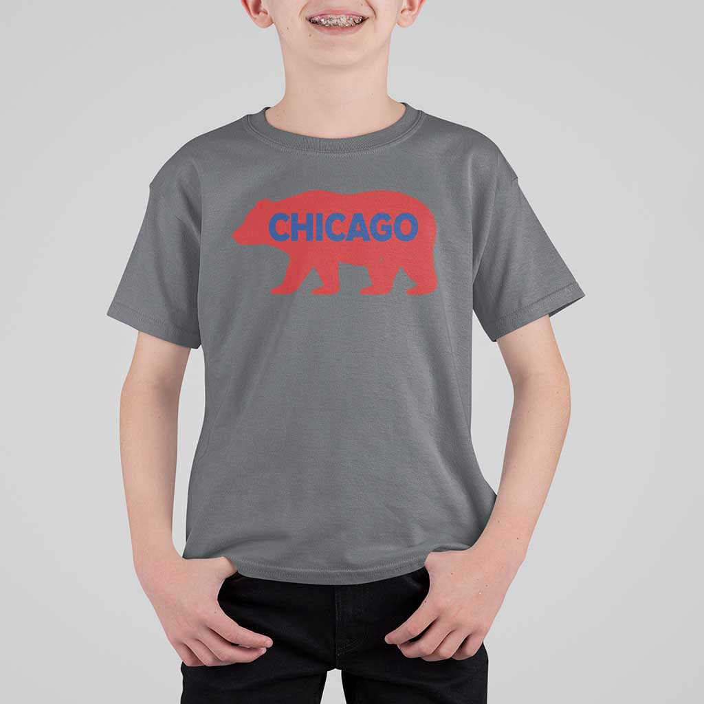 Chicago Baseball T Shirt For Kid Vintage Distressed Illinois City Pride Baseball Lover