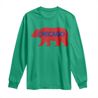 Chicago Baseball Long Sleeve Shirt Vintage Distressed Illinois City Pride Baseball Lover
