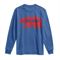Chicago Baseball Long Sleeve Shirt Vintage Distressed Illinois City Pride Baseball Lover