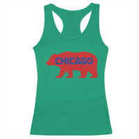 Chicago Baseball Racerback Tank Top Vintage Distressed Illinois City Pride Baseball Lover