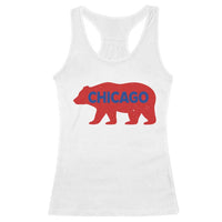 Chicago Baseball Racerback Tank Top Vintage Distressed Illinois City Pride Baseball Lover