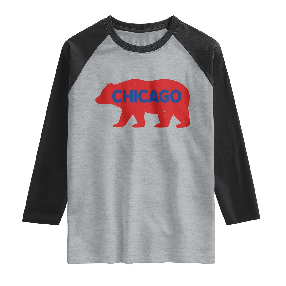 Chicago Baseball Raglan Shirt Vintage Distressed Illinois City Pride Baseball Lover
