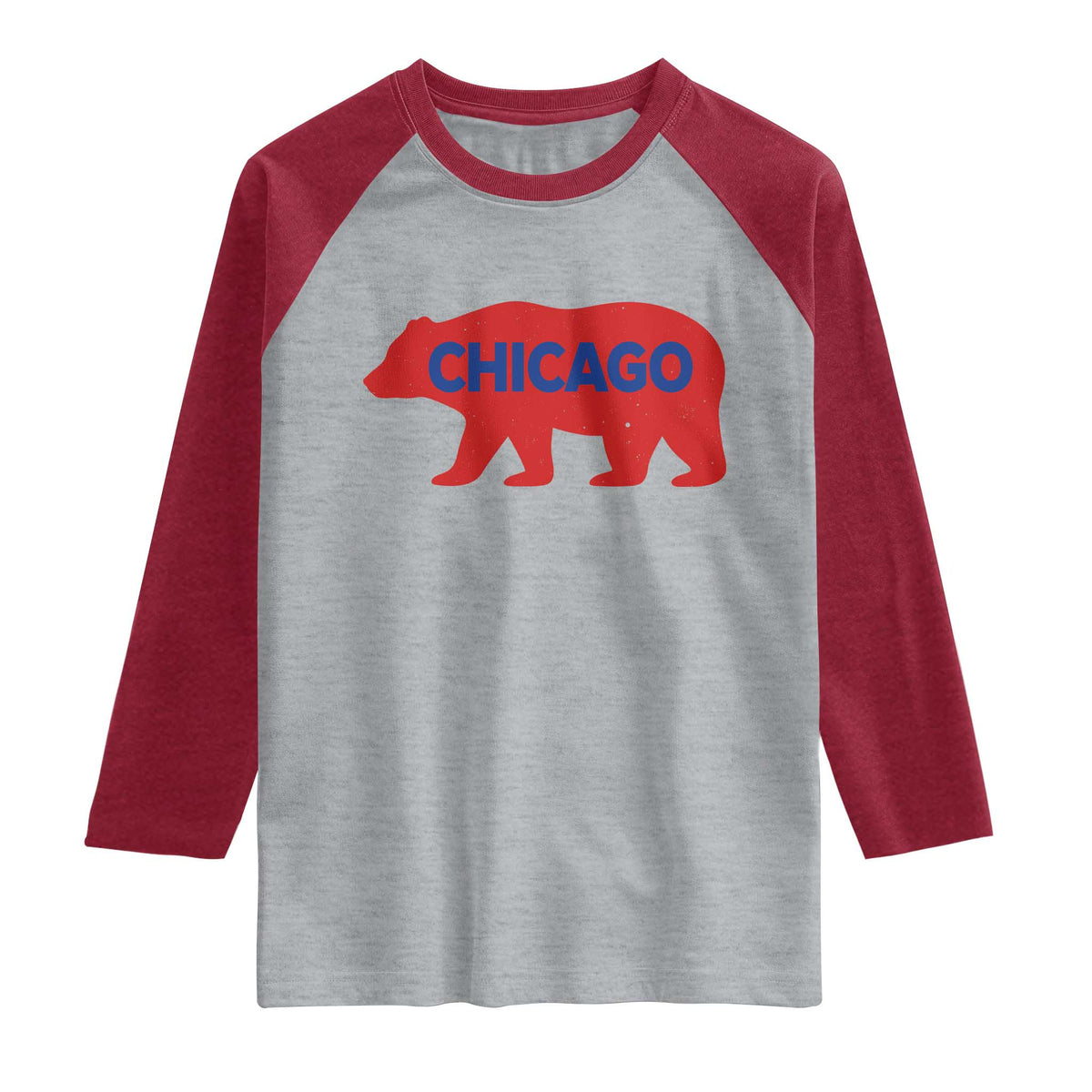 Chicago Baseball Raglan Shirt Vintage Distressed Illinois City Pride Baseball Lover