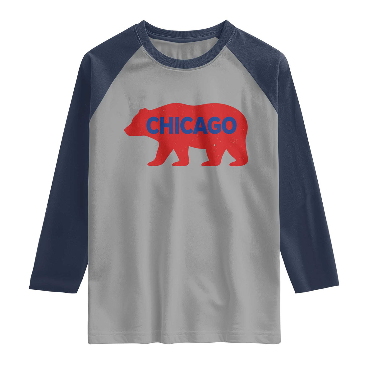 Chicago Baseball Raglan Shirt Vintage Distressed Illinois City Pride Baseball Lover