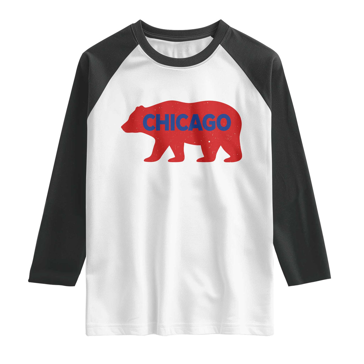 Chicago Baseball Raglan Shirt Vintage Distressed Illinois City Pride Baseball Lover