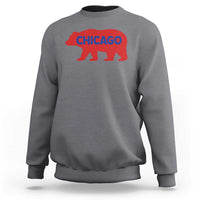 Chicago Baseball Sweatshirt Vintage Distressed Illinois City Pride Baseball Lover