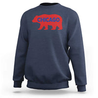 Chicago Baseball Sweatshirt Vintage Distressed Illinois City Pride Baseball Lover