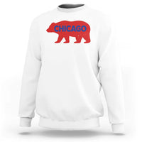 Chicago Baseball Sweatshirt Vintage Distressed Illinois City Pride Baseball Lover