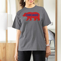 Chicago Baseball T Shirt For Women Vintage Distressed Illinois City Pride Baseball Lover