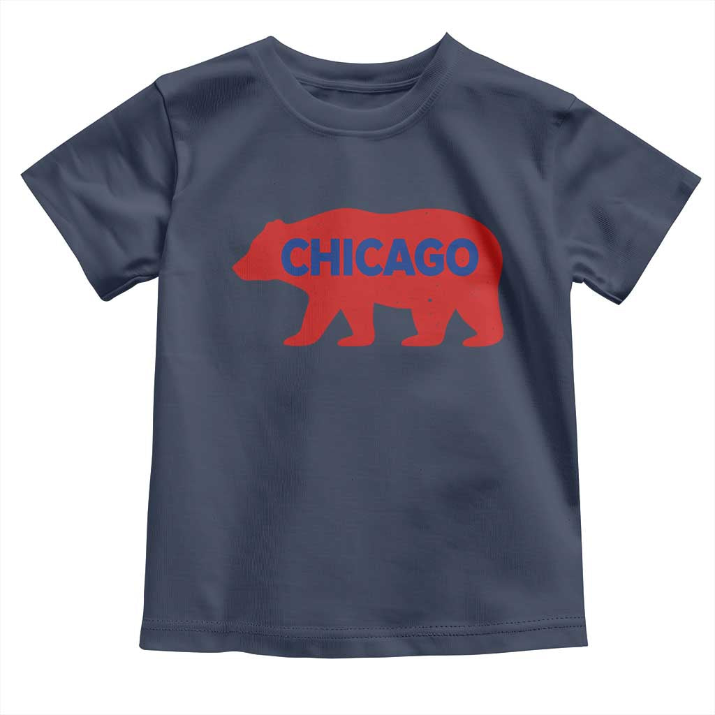Chicago Baseball Toddler T Shirt Vintage Distressed Illinois City Pride Baseball Lover