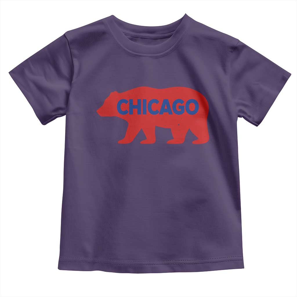 Chicago Baseball Toddler T Shirt Vintage Distressed Illinois City Pride Baseball Lover