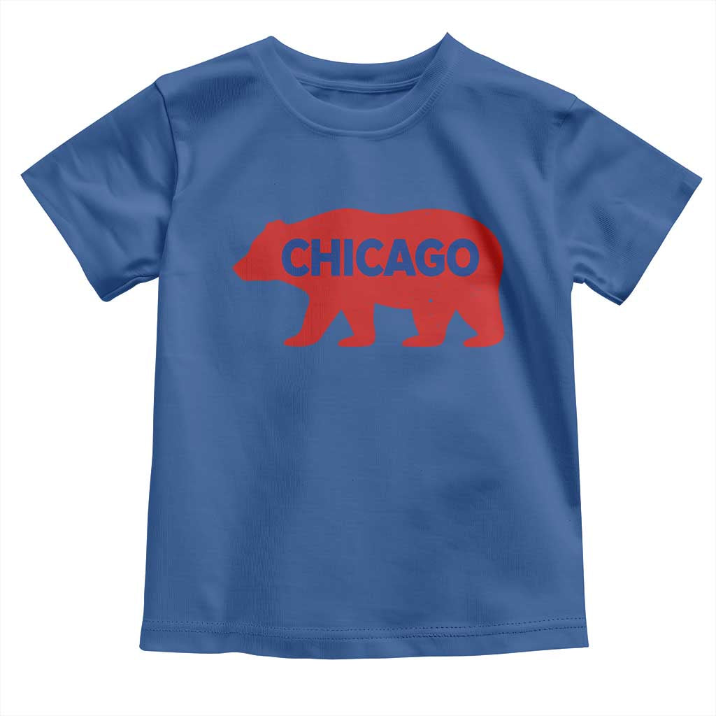Chicago Baseball Toddler T Shirt Vintage Distressed Illinois City Pride Baseball Lover