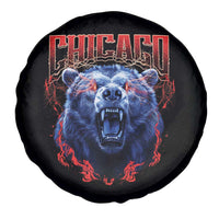 Retro Chicago Spare Tire Cover Vintage Cub Bootleg Graphic Baseball Fans