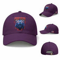 Retro Chicago Baseball Cap Vintage Cub Bootleg Graphic Baseball Fans
